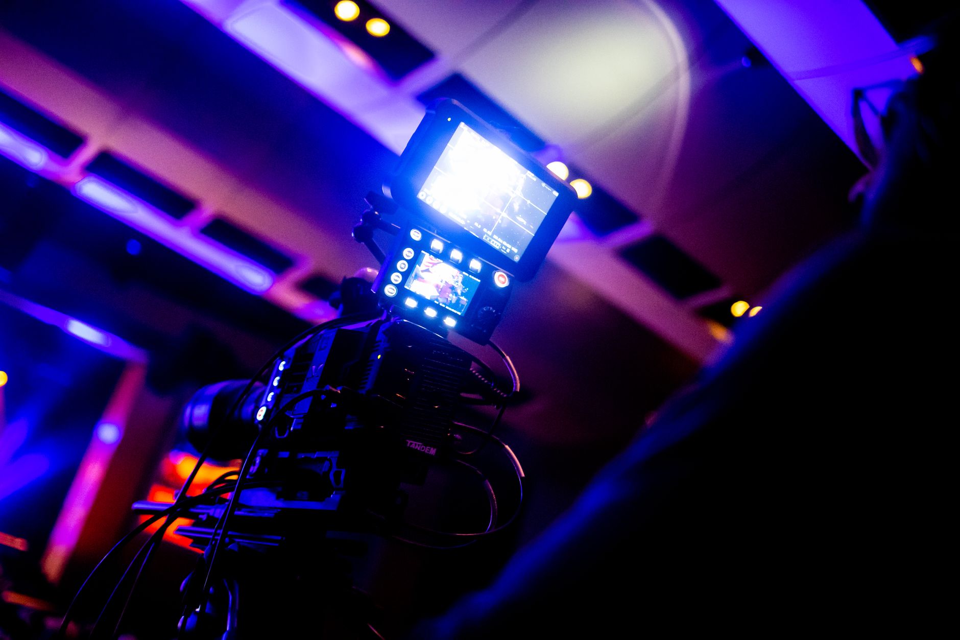 Broadcast crew capturing a live panel in Joburg studio